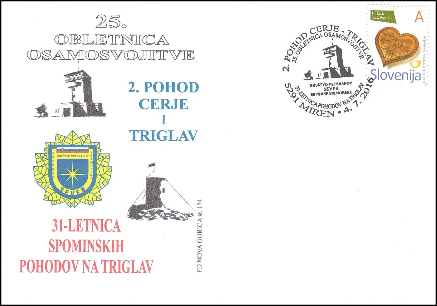 2. POHOD CERJE - TRIGLAV 25. OBLETNICA OSAMOSVOJITVE